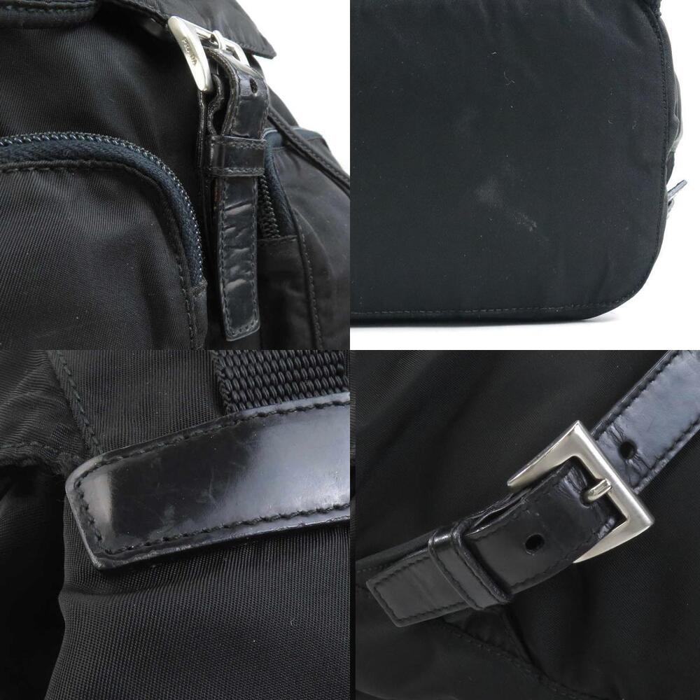 Prada backpack black silver nylon - Picture 4 of 4